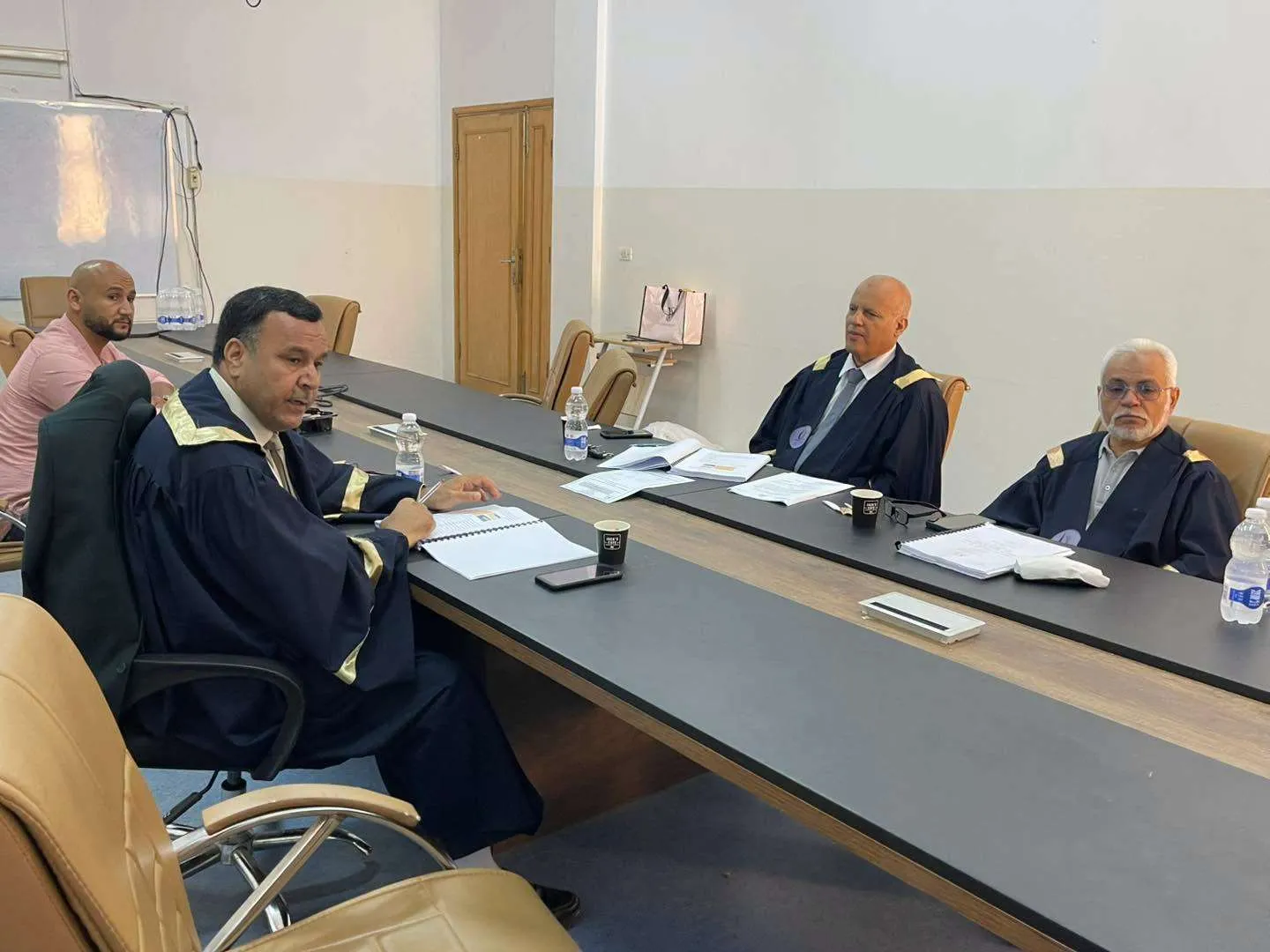 مدرسة العلوم الاساسية  تُجيز رسالة ماجستير المعنونه بــ