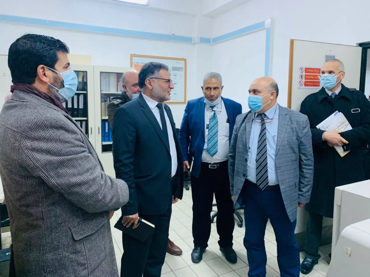رئيس الاكاديمية الليبية أ.د رمضان المدني والوفد المرافق له يزور معهد النفط الليبي (مركز بحوث النفط سابقاً)