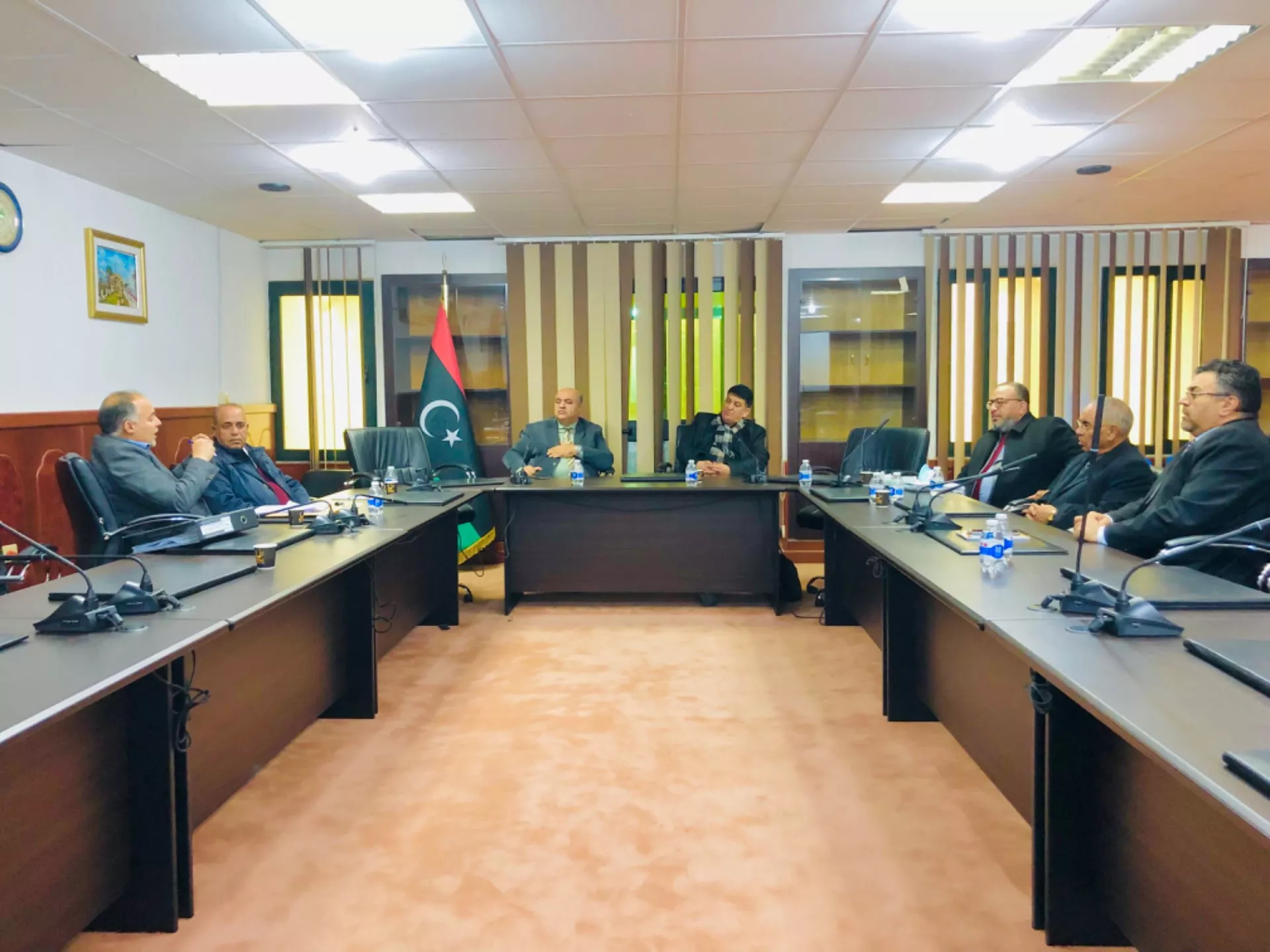 لجنة قبول أعضاء هيئة التدريس بالأكاديمية الليبية للدراسات العليا تعقد الاجتماع الختامي