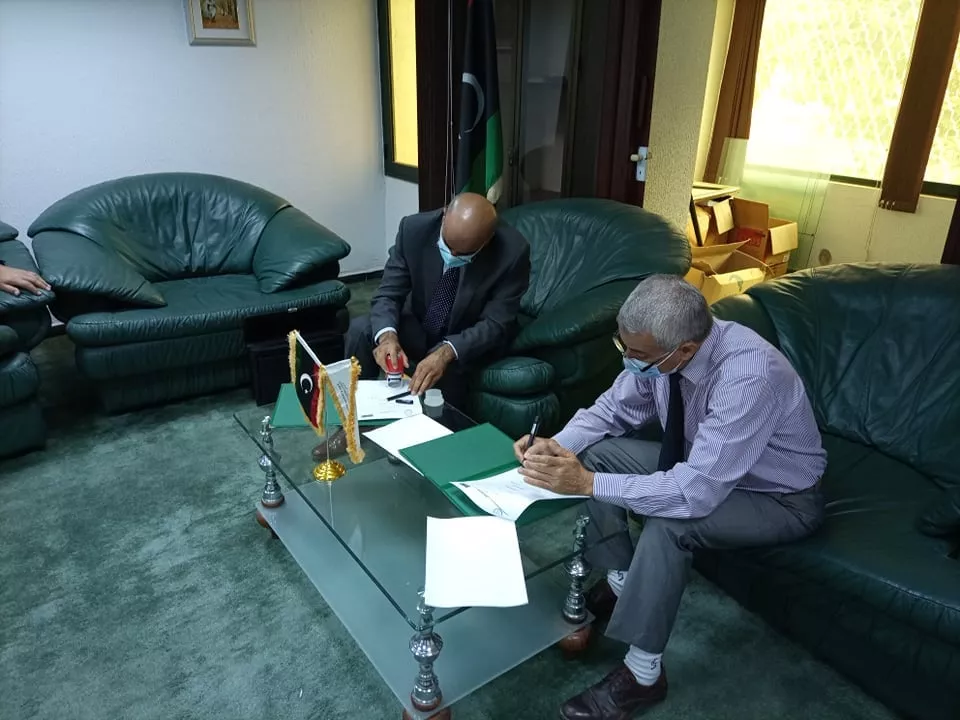 الأكاديمية الليبية توقع  إتفاقية تعاون مع جهاز التصنيع العسكري