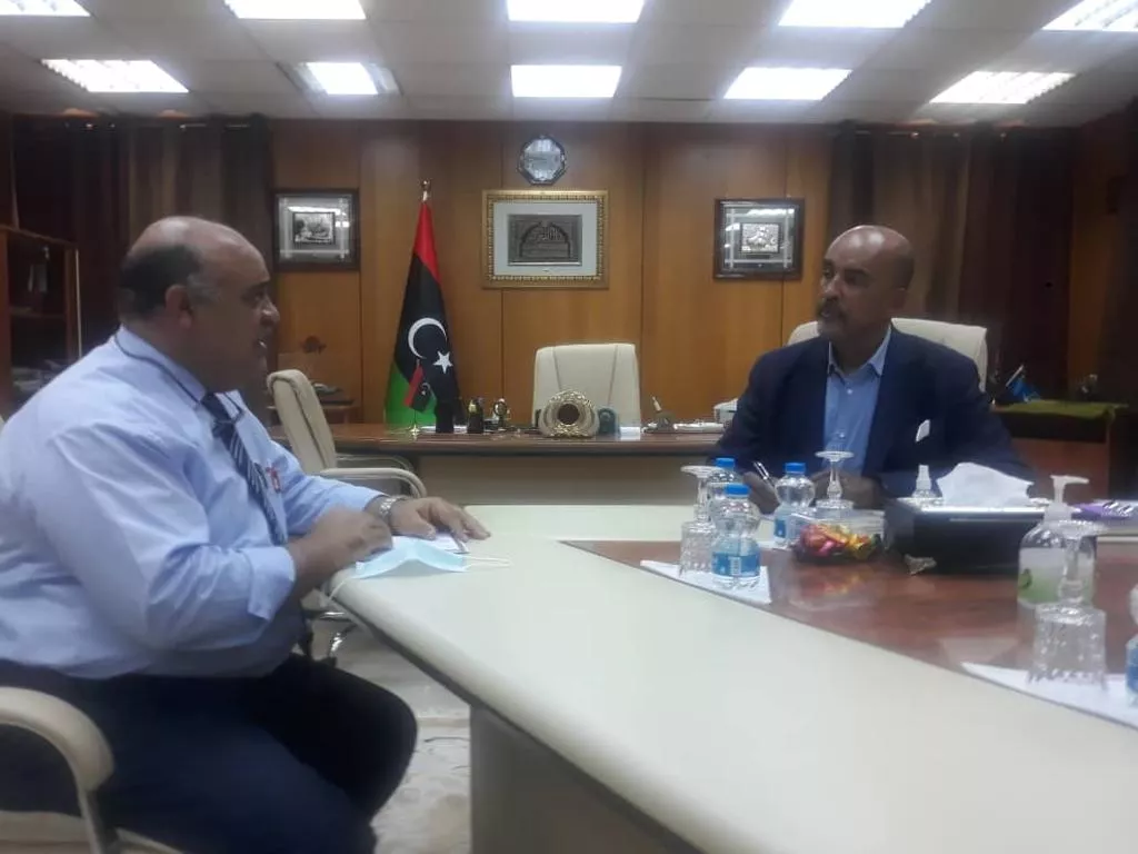 عضو المجلس الرئاسي يستقبل رئيس الاكاديمية الليبية للدراسات العليا