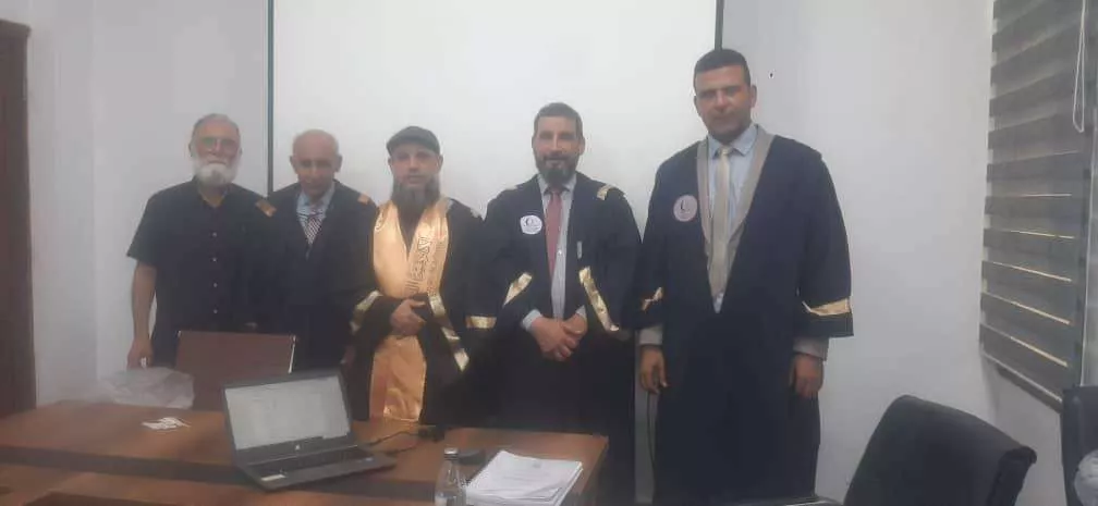 مدرسة العلوم التطبيقية والهندسية تُجيز رسالة ماجستير المعنونه بــ