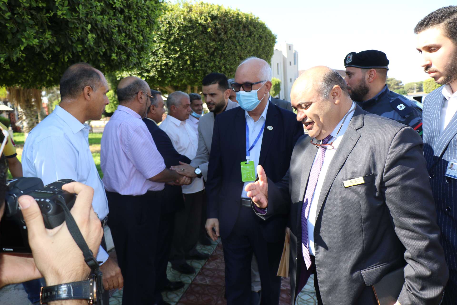 رئيس هيئة الرقابة الإدارية في زيارة عمل للأكاديمية الليبية.