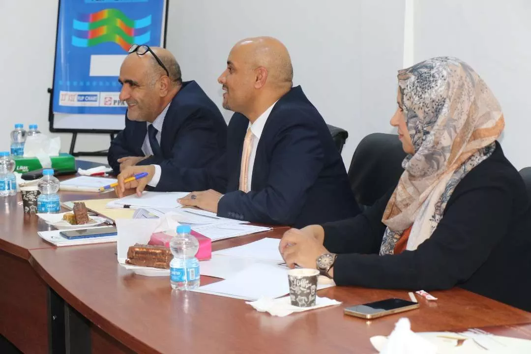 اللجنة المشتركة من الأكاديمية الليبية للدراسات العليا وهيئة الرقابة الإدارية تعقد اجتماعاُ.