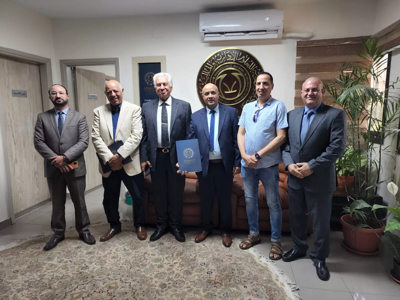 لقاء مشترك بين الاكاديمية الليبية و الأكاديمية العربية للعلوم الإدارية والمالية والمصرفية بمدينة القاهرة