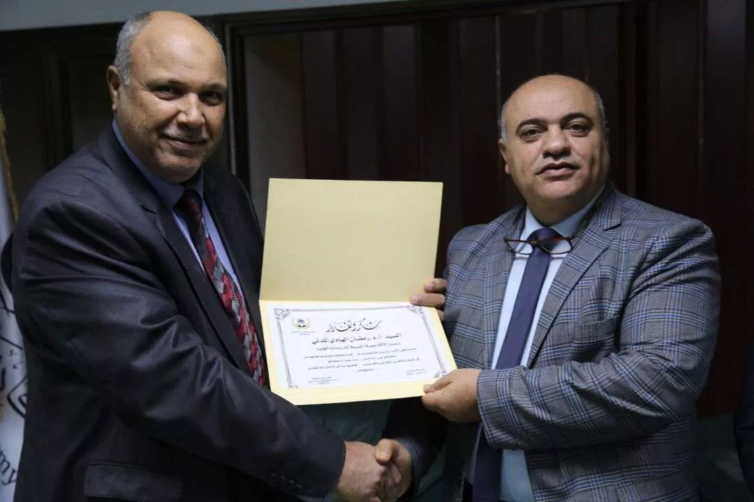 مدير الصندوق الضمان الاجتماعي طرابلس يزور الأكاديمية الليبية