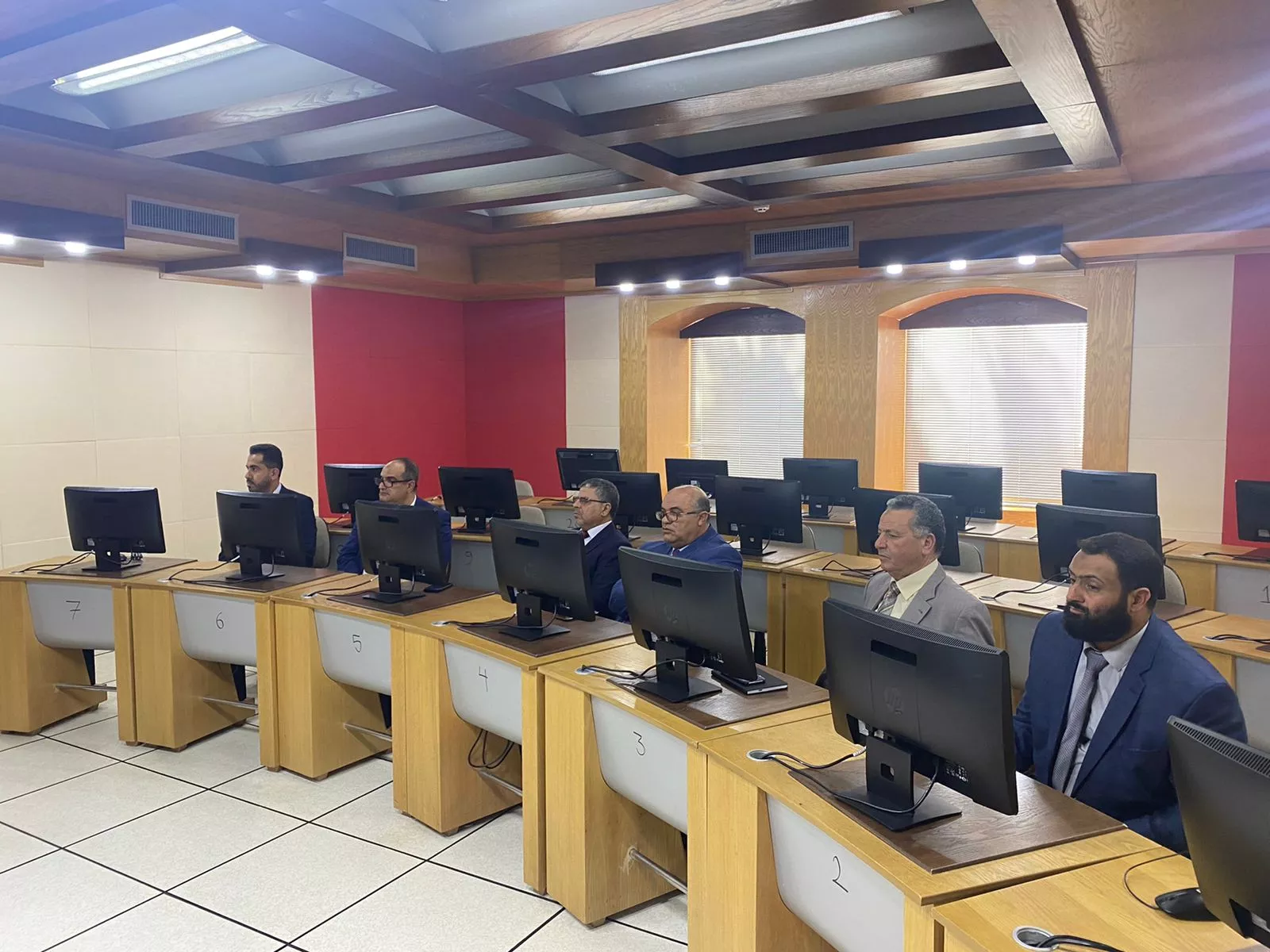 زيارة الأكاديمية الليبية للدراسات العليا لجامعة عمان الأهلية (عمان -الاردن)