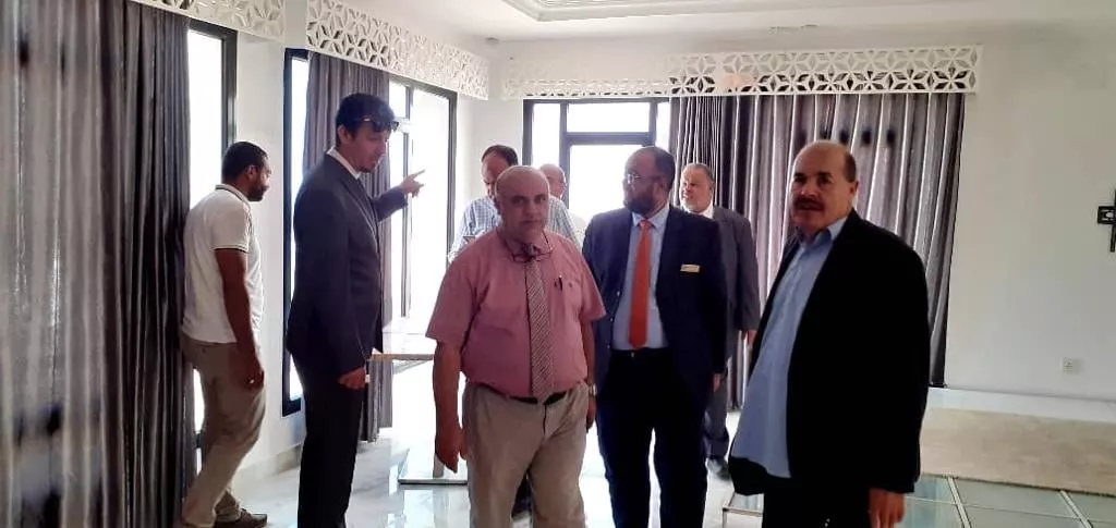 رئيس الأكاديمية الليبية للدراسات العليا يزور فرع الأكاديمية بدرنة