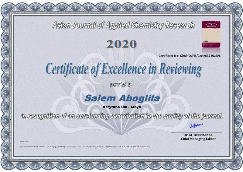 certificate.