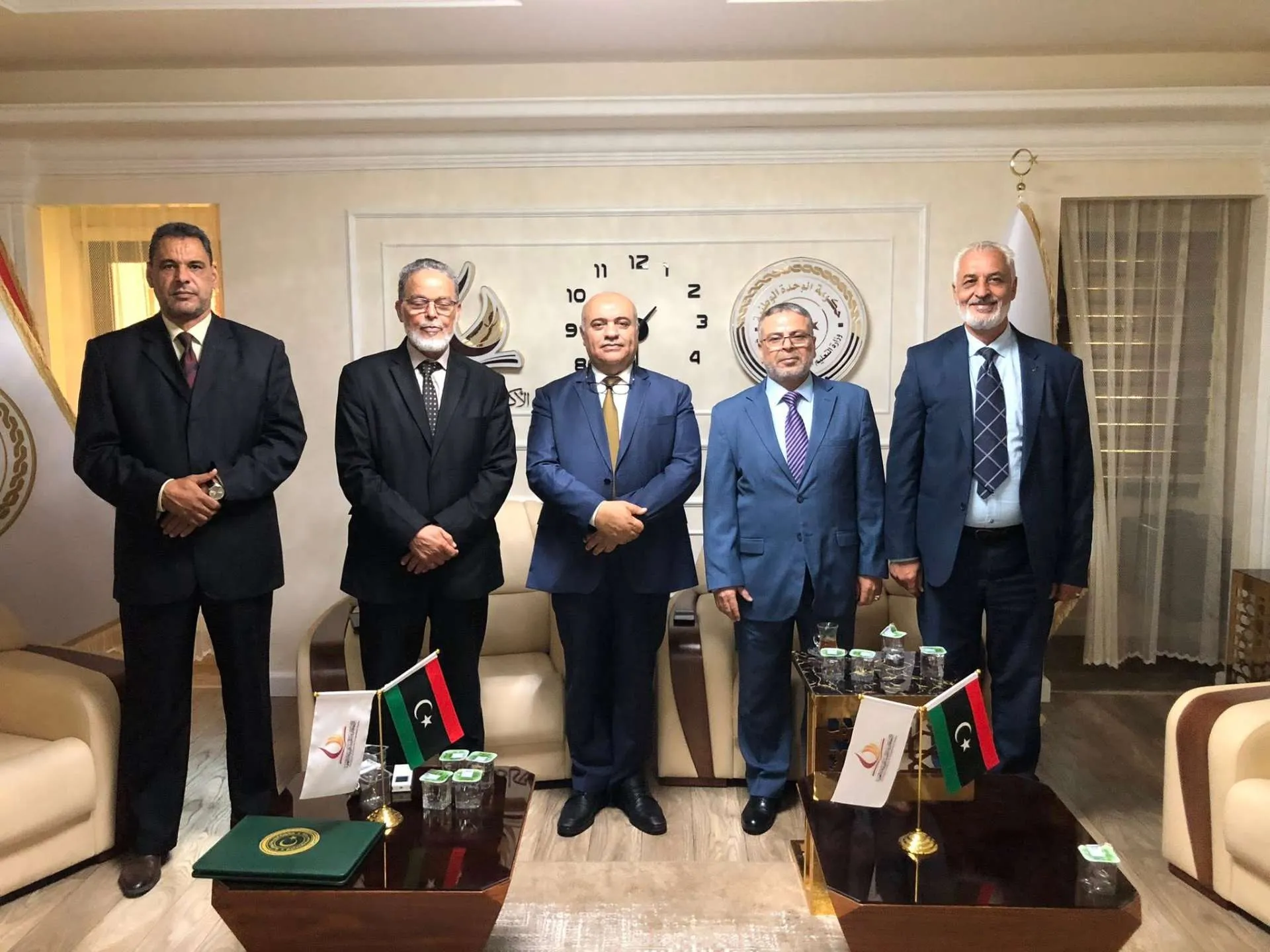 مراسم تسليم واستلام رئاسة الأكاديمية الليبية للدراسات العليا