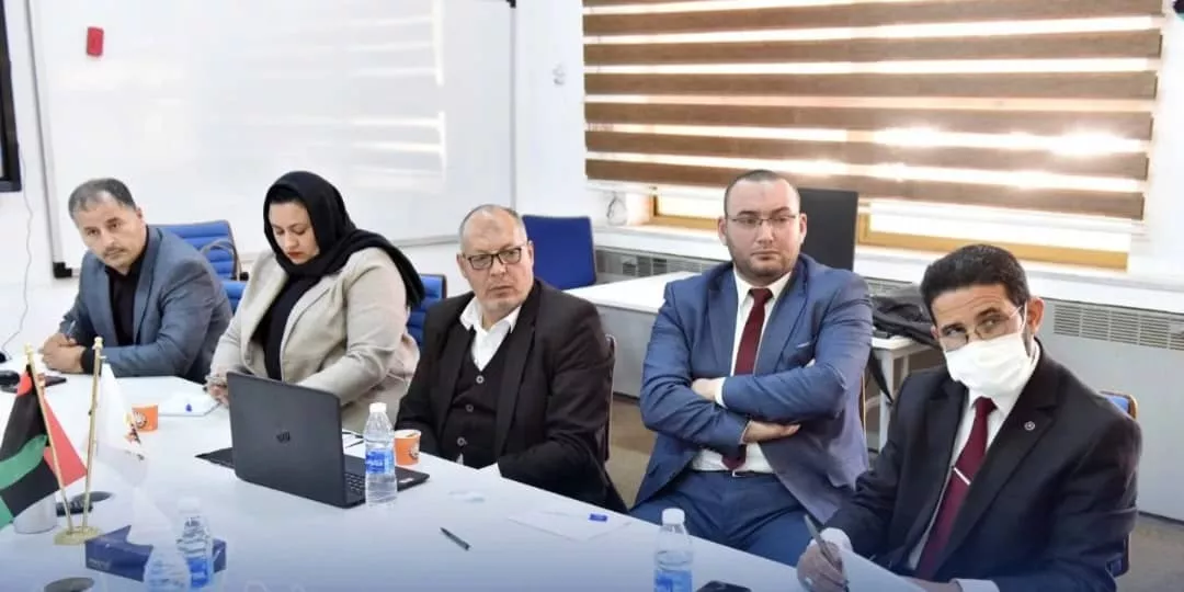 مشاركة مكتب التعاون الدولي بالأكاديمية الليبية للدراسات العليا في الاجتماع التقابلي بين مكاتب التعاون الدولي بالجامعات الليبية