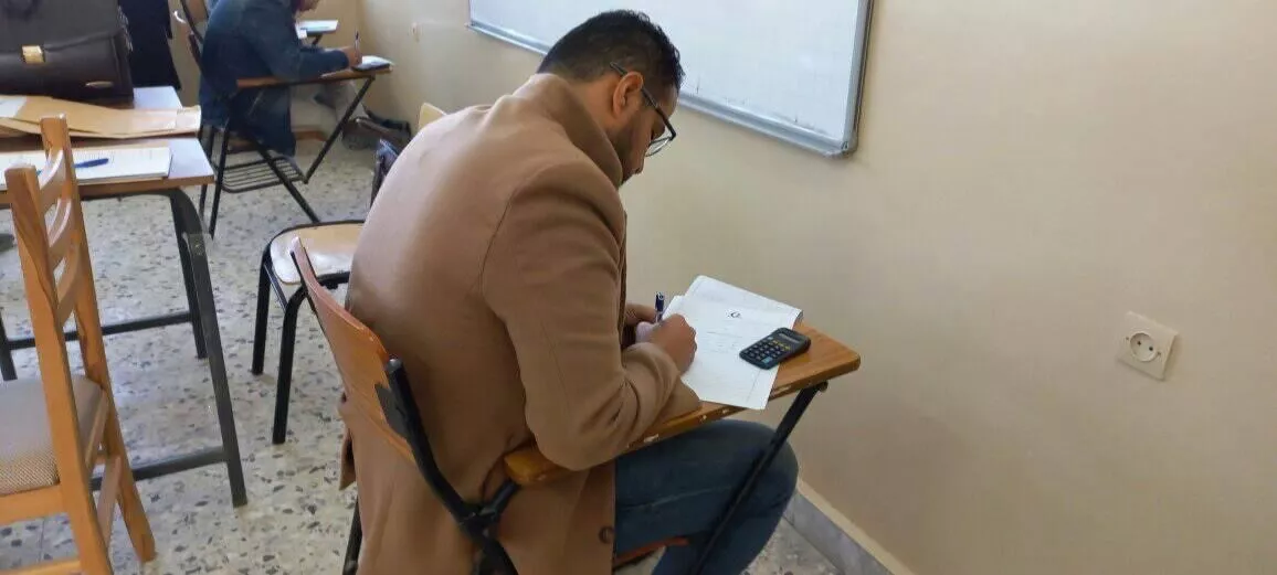 متابعة الامتحانات النهائية للفصل الدراسي خريف 2023م لطلبة الاكاديمية الليبية للدراسات العليا فرع الساحل الغربي